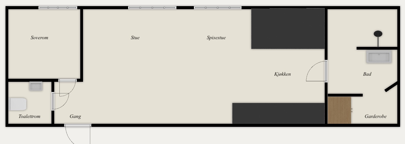 Plantegning (ikke målbar)